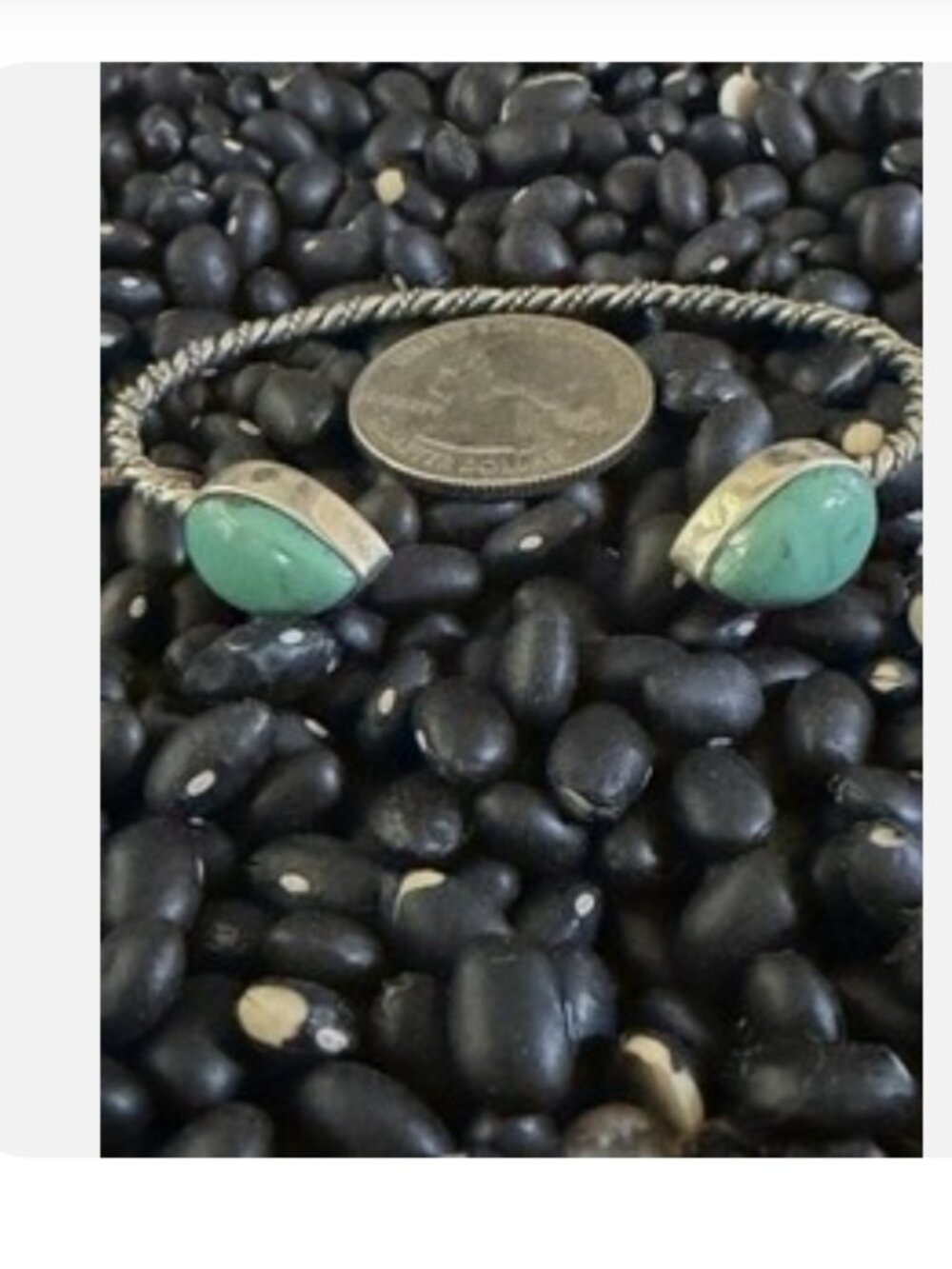 Kingman Turquoise Bracelet Sterling Silver